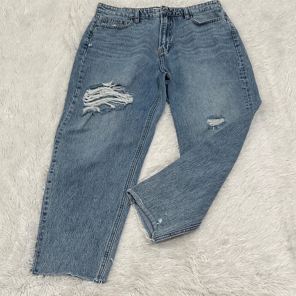 ⭐️ Bohme Wide Leg High Rise Cropped Jeans - Picture 1 of 4